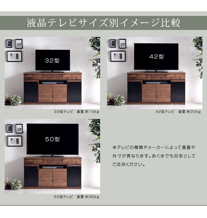 ［幅120］完成品 ハイタイプ テレビ台 国産 無垢材 木製 日本製 北欧 おしゃれ テレビボード【超大型商品】〔36800006〕