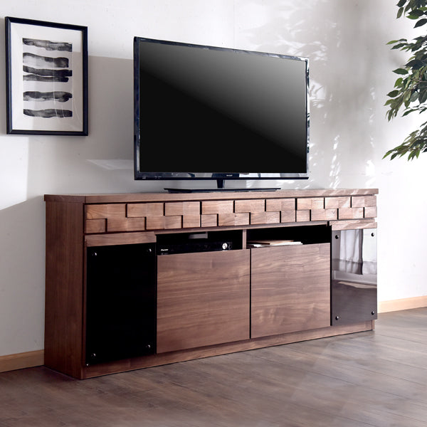 ［幅150］完成品 ハイタイプ テレビ台 国産 無垢材 木製 日本製 北欧 おしゃれ テレビボード【超大型商品】〔36800007〕