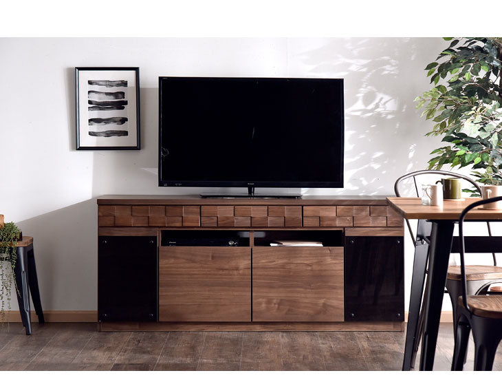 ［幅150］完成品 ハイタイプ テレビ台 国産 無垢材 木製 日本製 北欧 おしゃれ テレビボード【超大型商品】〔36800007〕
