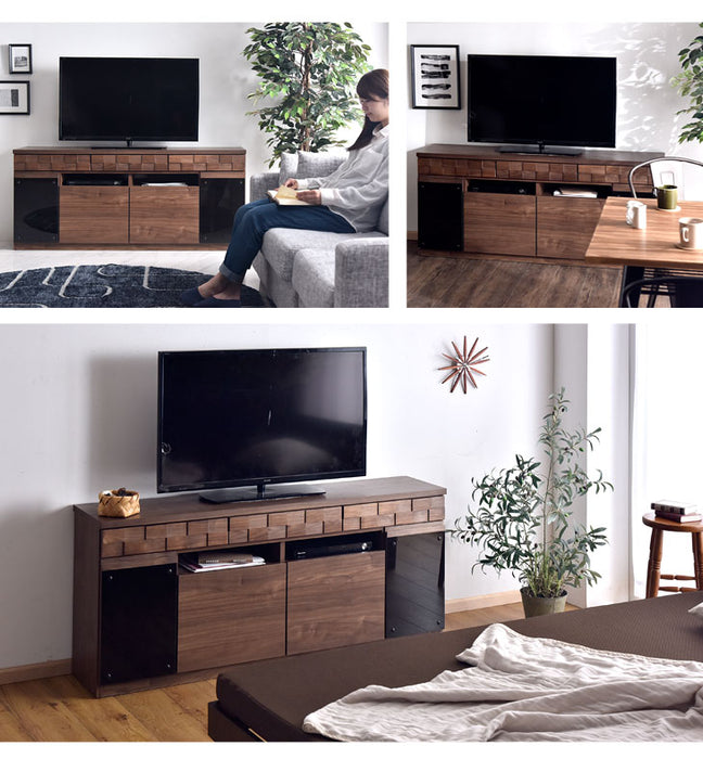 ［幅150］完成品 ハイタイプ テレビ台 国産 無垢材 木製 日本製 北欧 おしゃれ テレビボード【超大型商品】〔36800007〕
