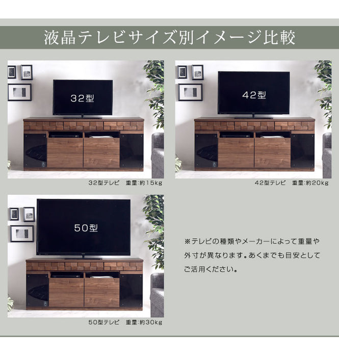 ［幅150］完成品 ハイタイプ テレビ台 国産 無垢材 木製 日本製 北欧 おしゃれ テレビボード【超大型商品】〔36800007〕
