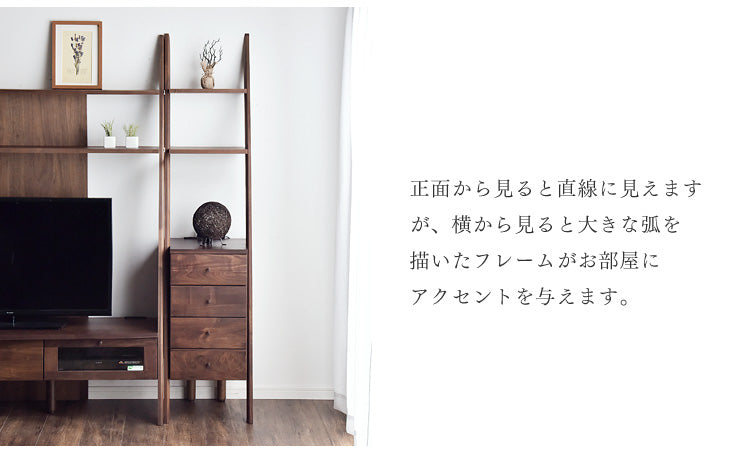 ［幅40］キャビネット 国産 木製 収納 シェルフ 大川家具 北欧 天然木【超大型商品】〔39600002〕