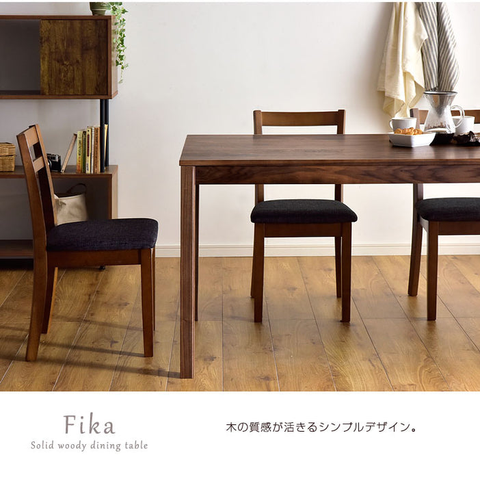 [幅135×奥行80] ダイニングテーブル 単品 4人掛け 無垢材 国産【超大型商品】〔42600000〕