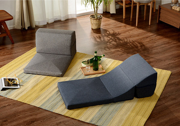 幅50cm テレビ枕 1Pローソファ 着脱カバー付き IMONIA 日本製〔44030023〕
