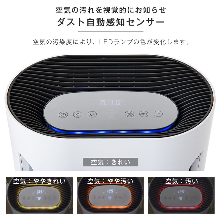 空気清浄機 UV-C紫外線ランプ搭載 ELEC-DIAMOND 〔48100003〕