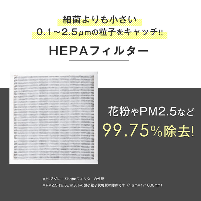 【交換用フィルター付】空気清浄器 UV-C紫外線ランプ搭載 ELEC-DIAMOND 〔48100006〕