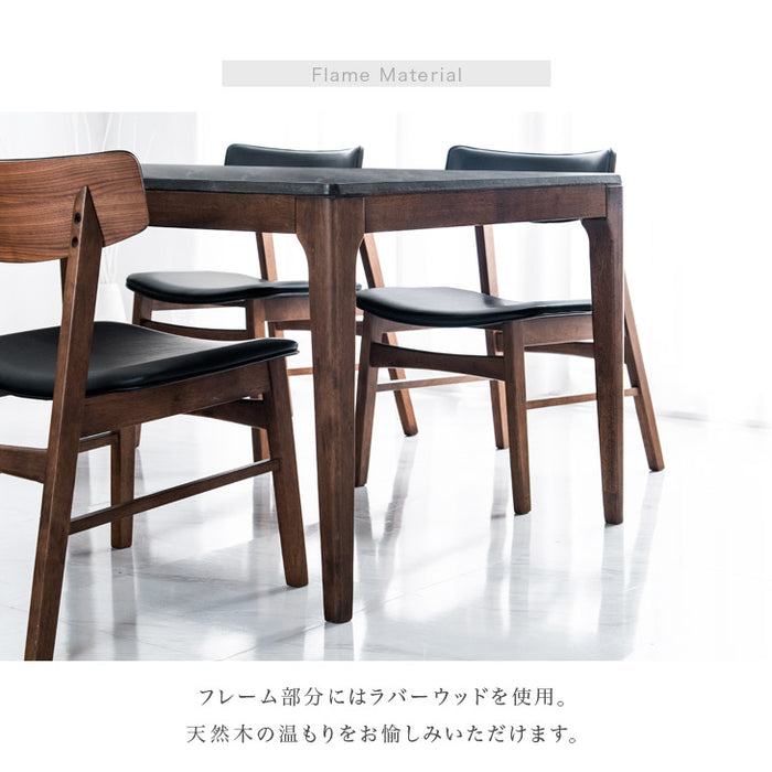 [幅160cm] 大理石調 ダイニングテーブル 単品 4人掛け マーブル柄【超大型商品】〔49100021〕