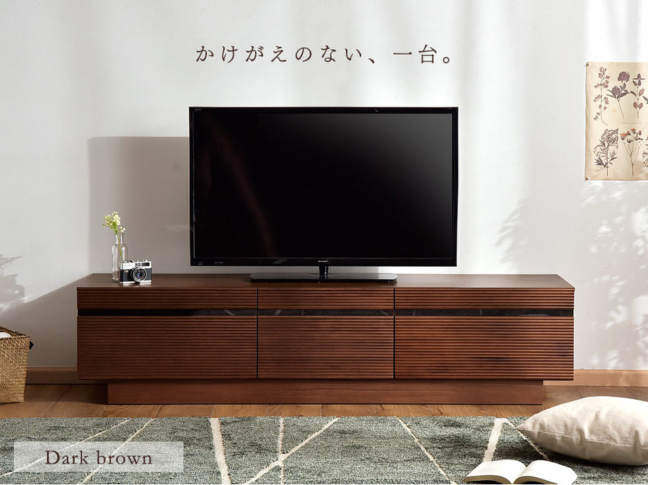 ［幅166cm］テレビ台 完成品 アッシュ 木製 北欧 ロータイプ キャビネット テレビボード【超大型商品】〔71020052〕