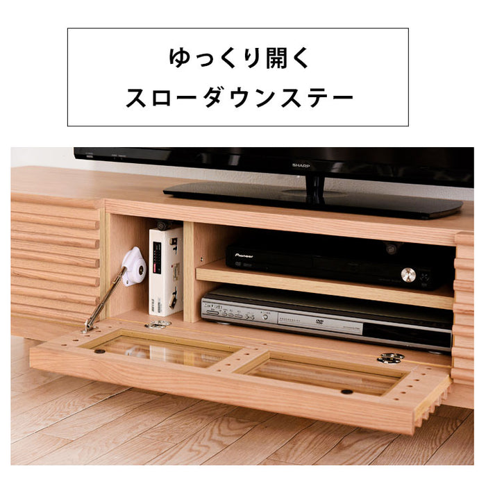 [幅150cm] テレビ台 完成品 アッシュ 無垢材  【超大型商品】 〔71020066〕