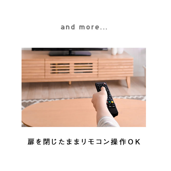 [幅150cm] テレビ台 完成品 アッシュ 無垢材  【超大型商品】 〔71020066〕