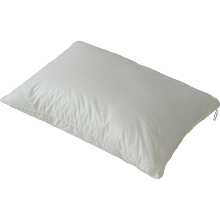 43×63cm 洗える枕 日本製 水切りメッシュ付 速乾 首肩こり 安眠 快適〔87190113〕